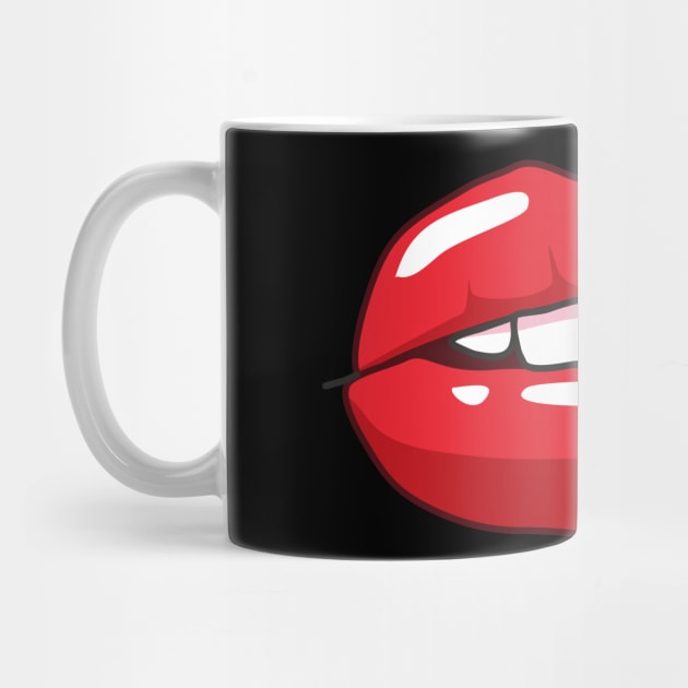 Mouth Red Lips by Jennifer